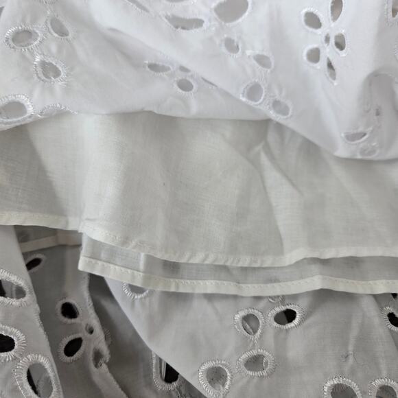 Madewell Embroidered Tank Midi Dress in Poplin Size 4 NWT - Picture 6 of 8